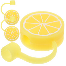 3Pièces Capuchons Silicone Pour Pailles, Faciles À Utiliser