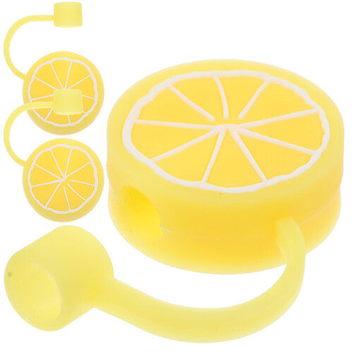 3Pièces Capuchons Silicone Pour Pailles, Faciles À Utiliser
