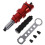 1set Cordless Rivet Nut Adapter Red Aluminum Alloy Hand Tool 1