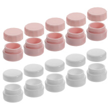 10Pièces Pots Plastique PP Rechargeables Pour Crèmes Et Colorés