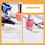 20Pièces Éponges Gradient Blanches En Mousse Souple Pour 6
