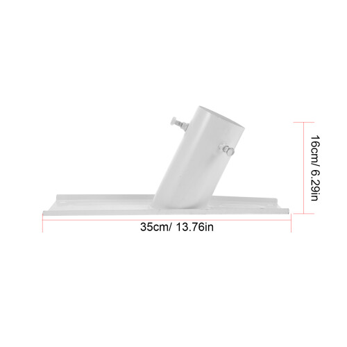 1Ensemble Support Lumière Solaire Fer Durable Montable Jardin 1