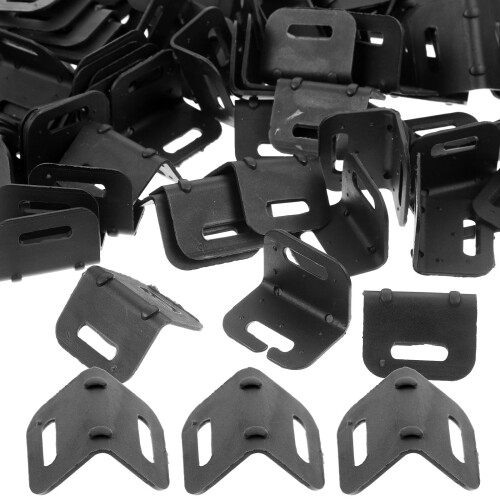 100Pcs Black Corner Protectors for Cargo Shipping and