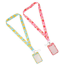 2Pièces Étui Carte Anti-Rayures Avec Lanière, Style Frais Et Coloré