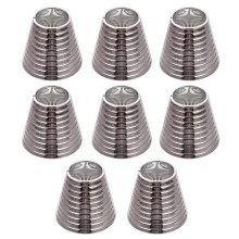8Pcs Black ABS Ponytail Buckles Ergonomic Hair Holder Clips for Home