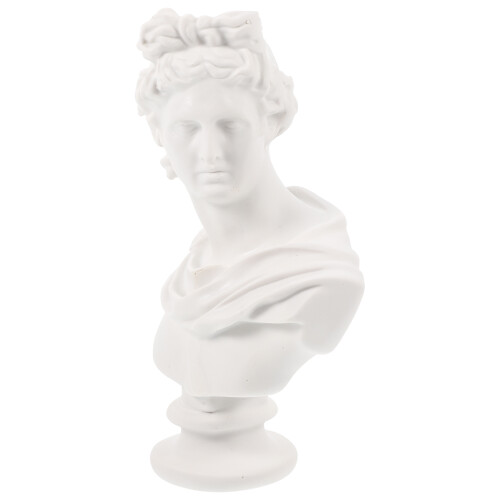 Small Statue White Bust Statue 1set