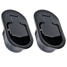 2Pièces En Métal Pour Fauteuil Relax Noir