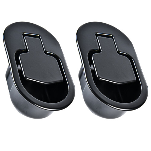 2Pièces En Métal Pour Fauteuil Relax Noir