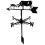 1Ensemble Indicateur De Direction Vent En Fer Noir Pour Jardin 1