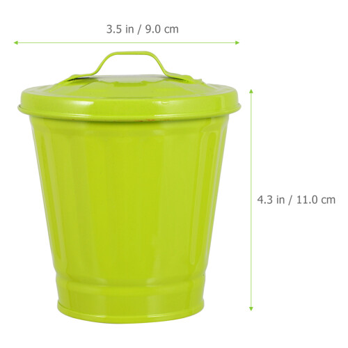 2Pièces Poubelles De Bureau Résistantes Couleurs Variées 1