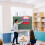 1Ensemble Tableau Mural Rouge Pour Comptage, Poche Éducative Polyester 8