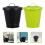 2Pièces Poubelles De Bureau Résistantes Couleurs Variées 4