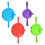 1Set Dumpling Seal Tool Set Assorted Color Waterproof Plastic Material 1