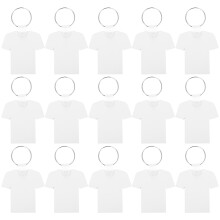 40Pièces Porte-Clés En Mdf Pour Sublimation