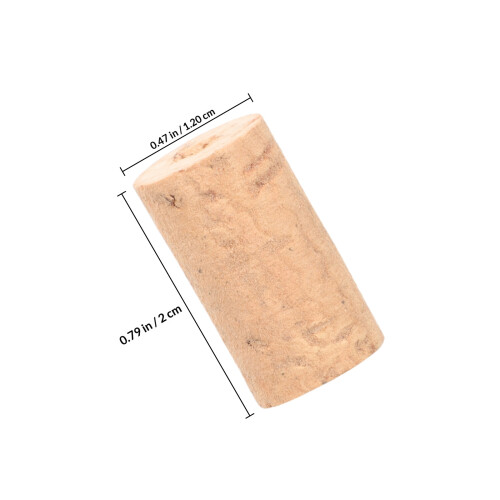 3Pièces Accessoires Piccolo En Bois Khaki Bouchons Protecteurs Solides 1