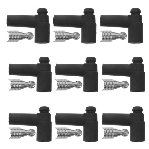 1Set Automotive Spark Plug Wire Boot Replacement Kit Rubber and Metal