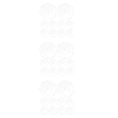 300Pcs Clear Eva Foam Earring Back Supports Comfortable Invisible Pads