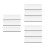 9Pcs White Wooden Name Badges DIY Clips Removable for Work 1