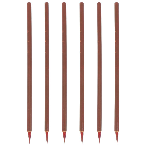 6Pièces Pinceaux Bois Pour Et