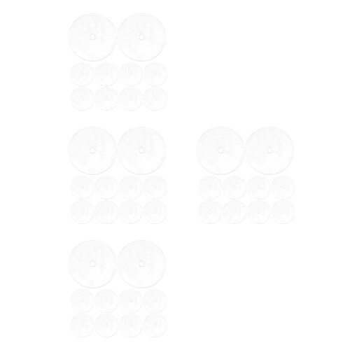 400Pcs Eva Foam Clear Earring Back Pads Secure Self-Adhesive Support