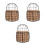 3Pcs Black Iron Wire Hanging Storage Basket for Garden and Kitchen 1