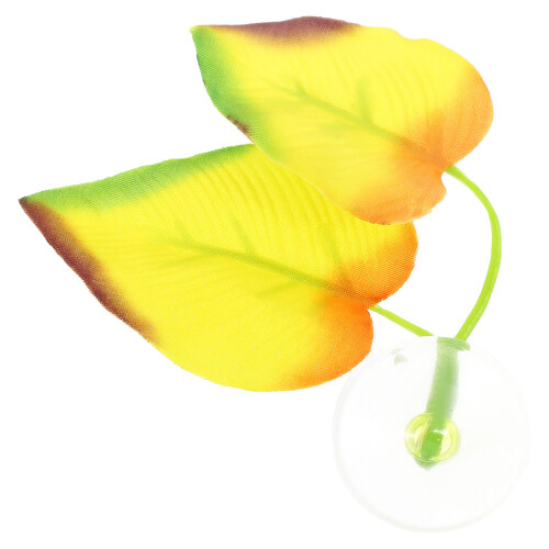 Silicone Betta Fish Leaf Rest Spot with Suction Cup Fish Decor