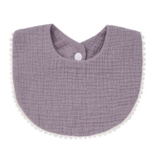 Baby Bibs Muslin Cotton Soft Breathable Newborn Drool Bibs with Quick Absorb Design Type 7