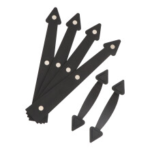 1Set Black ABS Magnetic Handle for Garage Door Knob and Warehouse Grip