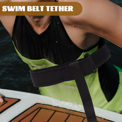 1Ensemble Bande De Résistance Natation Polyester Elastique 2