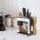 1Pc Stainless Steel Storage Rack White Kitchen Organizer 6