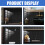 10Pcs Black PVC Self Adhesive Tile Stickers Removable Wall Decor 3