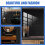 10Pcs Black PVC Self Adhesive Tile Stickers Removable Wall Decor 4