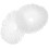 4Pièces Colliers Bouquet De En Dentelle Blanche Polyester 1