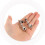 10Pièces Accessoires Métalliques Argentées À Clipser 4