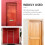 De Porte Métal Zinc Vintage Usage Maison 4