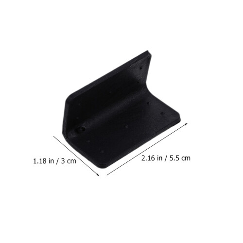 50Pièces Protections D'angles En Noir Pour Meubles Robustes 1