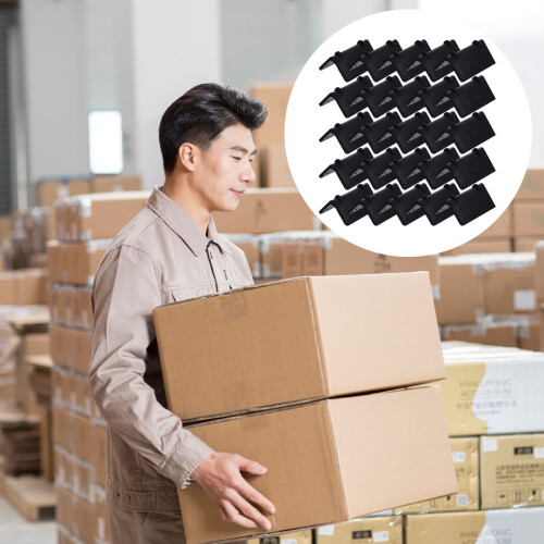 50Pièces Protections D'angles En Noir Pour Meubles Robustes 2