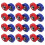 24Pièces Palets Shuffleboard Assortis Pour Jeu Curling Mini Bowling 9