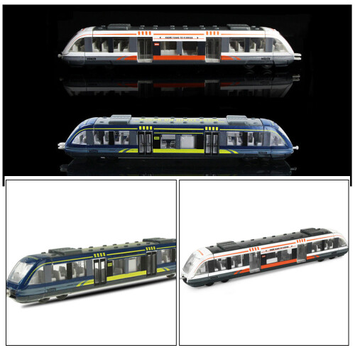 2Pièces Jouets Train Simulation Enfants Alliage Durable Coloré 2