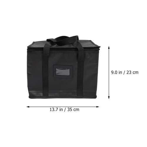 2Pièces Repas Isotherme Portable Résistant Noir 1