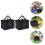 2Pièces Repas Isotherme Portable Résistant Noir 3