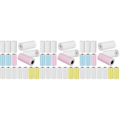 48 Autocollant Thermique Mini Impression Portable Coloré 2