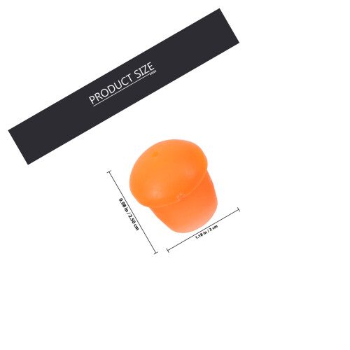 10Pièces Bouchons Silicone Pour Canne À Multicolores Résistants 1
