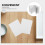 4Pack Professional Mixing Pads White Disposable Peel Off Sheets 5