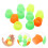 10Pièces Bouchons Silicone Pour Canne À Multicolores Résistants 7