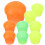 10Pièces Bouchons Silicone Pour Canne À Multicolores Résistants 9