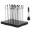 1Ensemble Support Peinture Avec Pinces Flexibles Noir 5