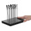 1Ensemble Support Peinture Avec Pinces Flexibles Noir 7