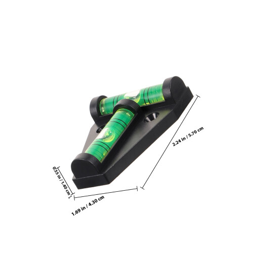 2Pcs Multi Color Rv Leveling Blocks Compact Magnetic Bubble Level Tool 1