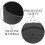 2Pièces Silicone Bouteille Noir Pour Maison 4